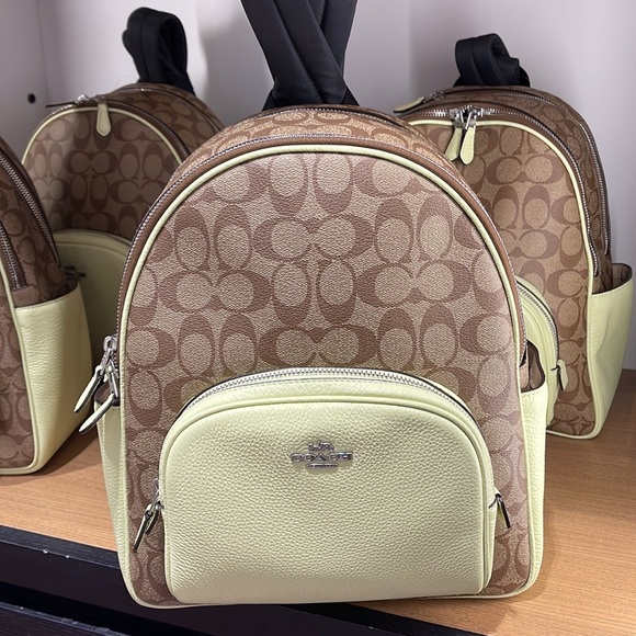 Coach Court Backpack In Signature Canvas
SV/Khaki/Pale Lime - Picture 2 of 16